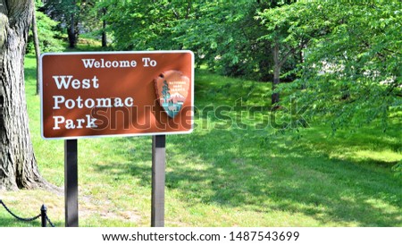 West Potomac sign. Washington, DC, 2011.