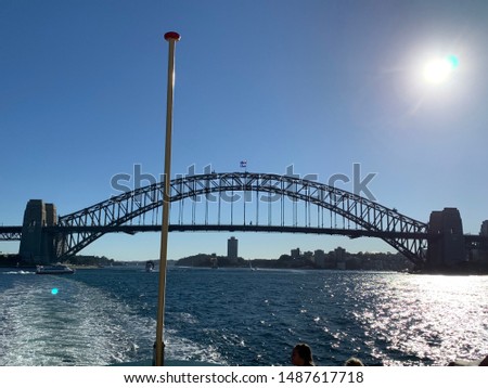 Sydney Harbour Bridge on a summers day