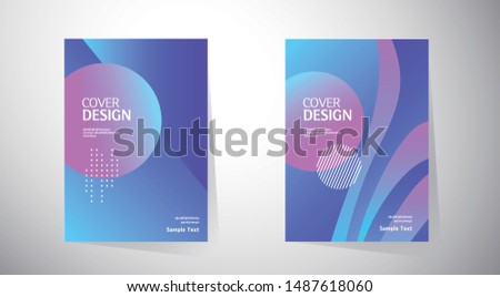 Book cover design. Annual report layout. Brochure, catalog. Business vector template. Simple Flyer promotion. magazine, Banner. Design Elements. Abstract Vector illustration.