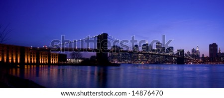 New York Panoramic at night