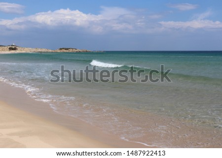 Lovely sand beach of Sardinia