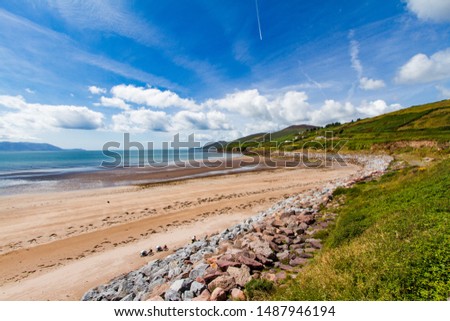 Ireland, Inch point beach in summer Royalty-Free Stock Photo #1487946194