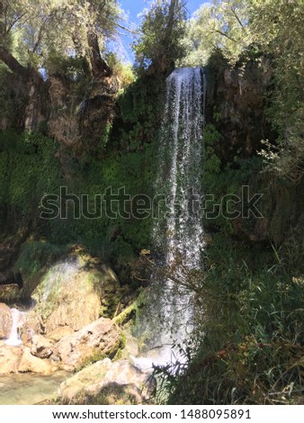 Amazing view from  nature and waterfall in Kayseri city of Anatolia. Waterfall's name is Sizir Waterfall. Many tourist are visiting in this place where very famous place in Turkey.
25/12/2019