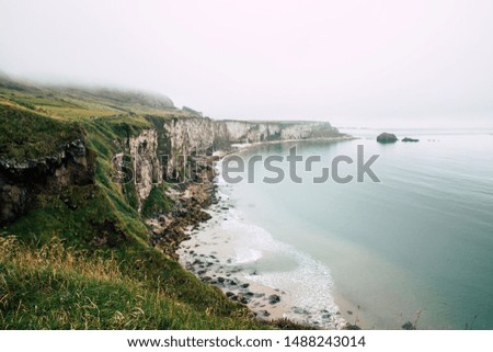 Ireland Cliff near Carrick a rede