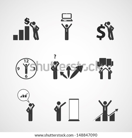 Figure, People Icons - Business Concept