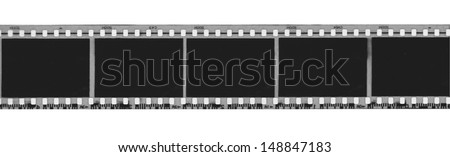 Black and white film strip