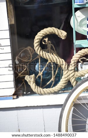 Rope S in the window