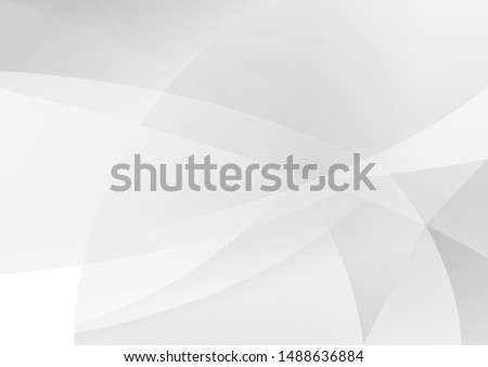 Abstract geometric white and grey color background. Technology modern design. Vector illustration. Royalty-Free Stock Photo #1488636884