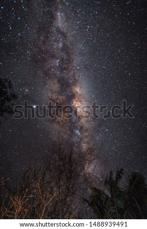 Milky way from Newrybar in New South Wales, Australia.