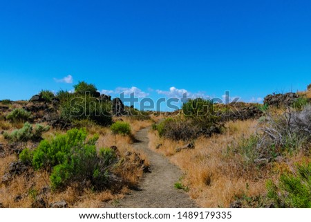 Hiking Trail at Lava Beds National Monument
