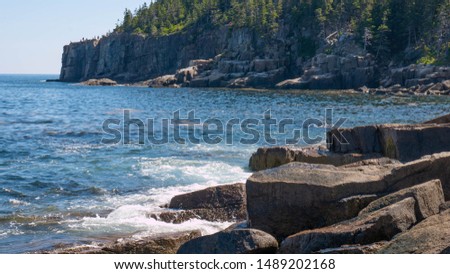 Otter Cliffs and rocks Acadia National Park