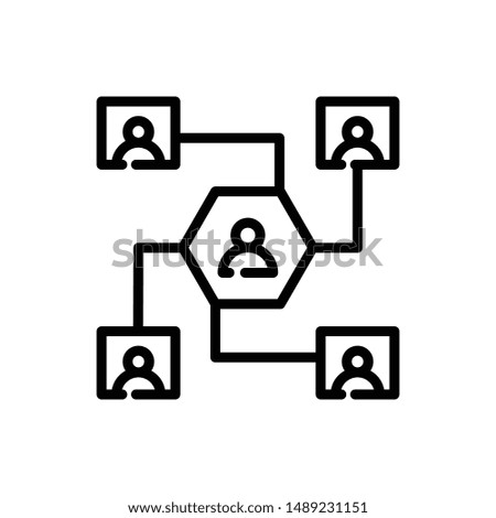 network line icon sign. network symbol, logo illustration. Different style icons set. Pixel perfect vector graphics - Vector