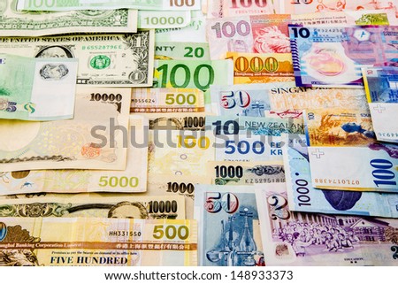 currency paper, banking and finance, money savings