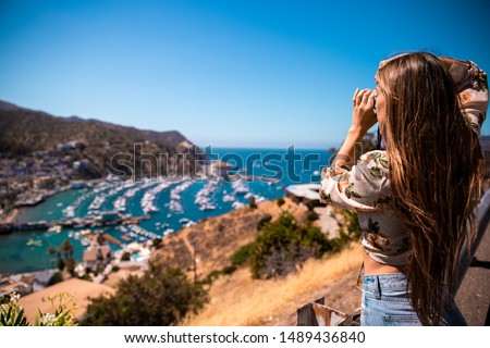 Catalina Island California Pacific Ocean Royalty-Free Stock Photo #1489436840