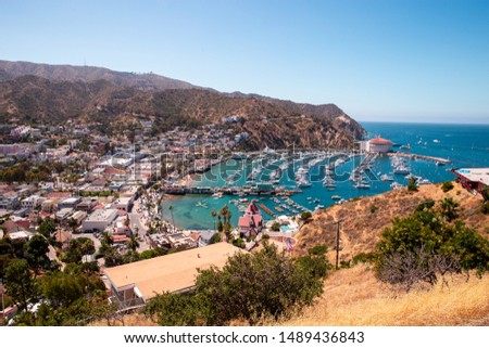 Catalina Island California Pacific Ocean Royalty-Free Stock Photo #1489436843