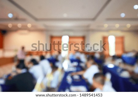 education the student Audio sound speech in seminar room ,microphone meeting room blur