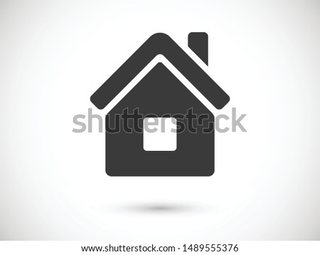 Home icon. House vector illustration EPS10. Real estate concept