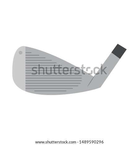 abstract golf object on a white background, vector illustration design