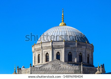 valide sultan mosque stock images in HD 
