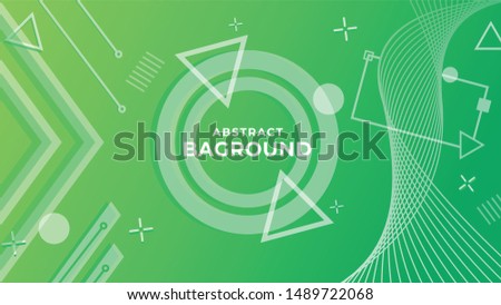 Abstract Gradient geometric background full colors and lines in a beautiful combination. Modern vector template for design of posters and much more