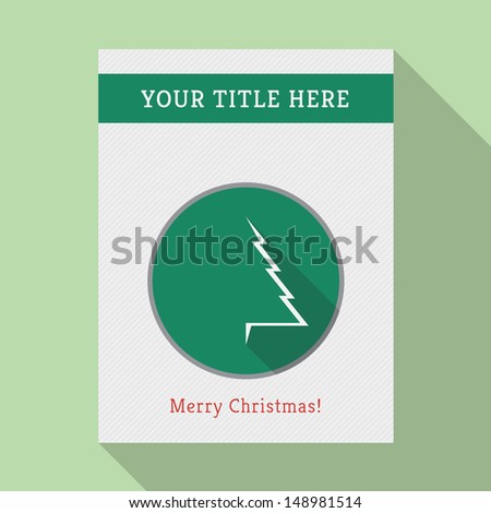 Stylish Minimal Christmas Flier Design