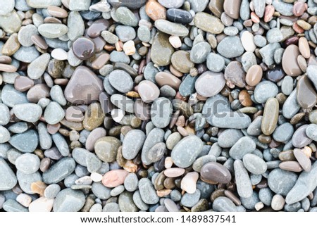 
sea ​​pebbles, stones on the beach, small stones