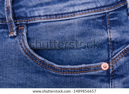 blue jeans shorts with seam background,