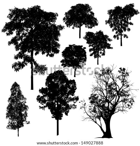 Tree Silhouette Vector