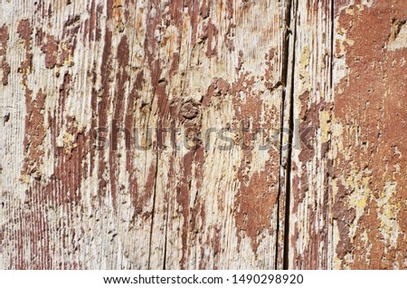 Wooden background, faded brown cover,photo