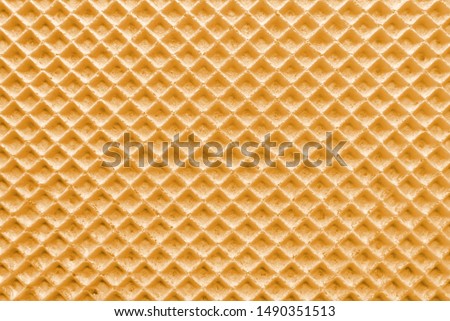 Wafer texture, crispy roasted wafer surface Royalty-Free Stock Photo #1490351513