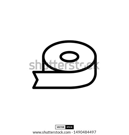 Tape icon, design inspiration vector template for interface and any purpose