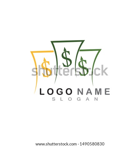 Money logo vector template stock vector illustration