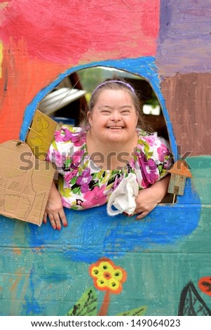 woman with down syndrome 