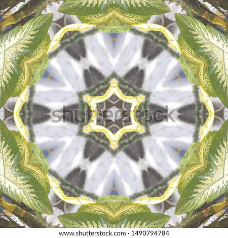 Abstract kaleidoscope background. Beautiful multicolor kaleidoscope texture, Unique illustration design