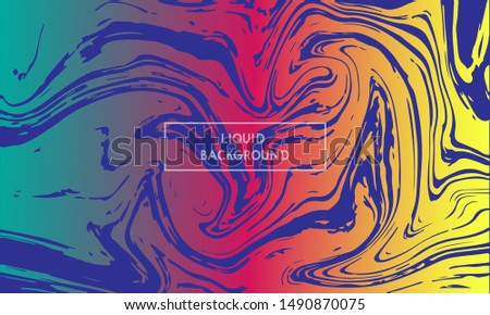 Modern Abstract Liquid Background Social Media and Presentation Use.
