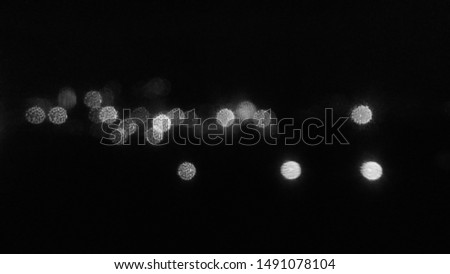 bokeh blur glow on dark night Royalty-Free Stock Photo #1491078104