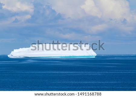 A big iceberg along the coasts of the Danco Coast in the Antarctic Peninsula, Antarctica
