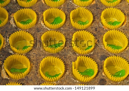 Cupcakes, close-up images