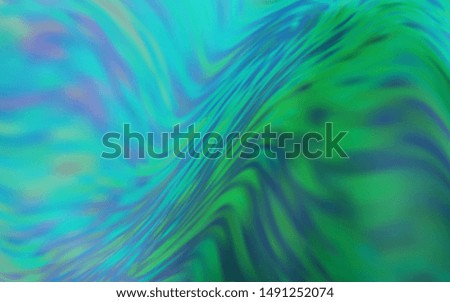 Light Green vector blurred shine abstract texture. Shining colored illustration in smart style. Smart design for your work.