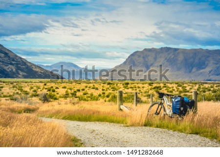 Bike tour in New Zealand.