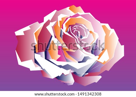colorful gradient flower backgrounf. abstract backgriund illustration. vector eps 10.