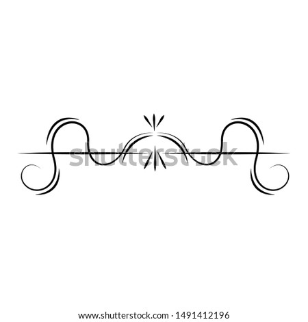 abstract ornament object on a white background, vector illustration design
