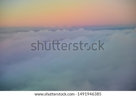 Aerial Photography of Cloud Formation Over Rural London, United Kingdom, Europe