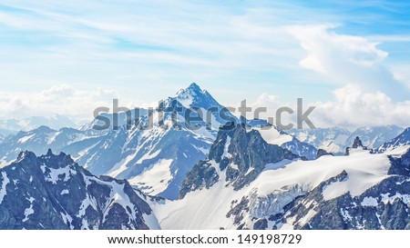The Alps from the Titlis Peak Royalty-Free Stock Photo #149198729