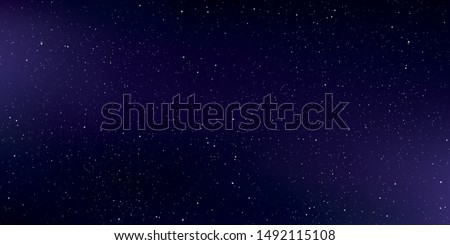 Purple astrology horizontal, Star universe background, Milky way galaxy, Vector Illustration.