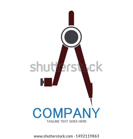 COMPASS ICON.FLAT ILLUSTRATION OF COMPASS-VECTOR ICON COMPASS SIGN SYMBOL TEMPLATE