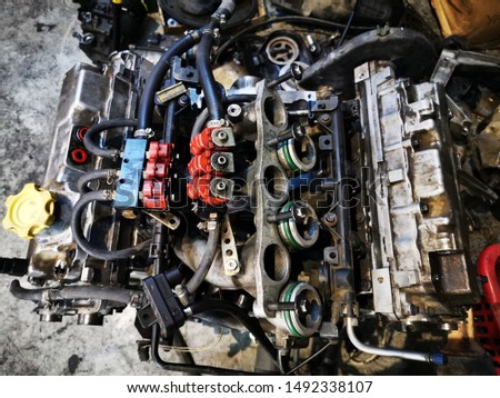 Car repair shop equipment and car parts
