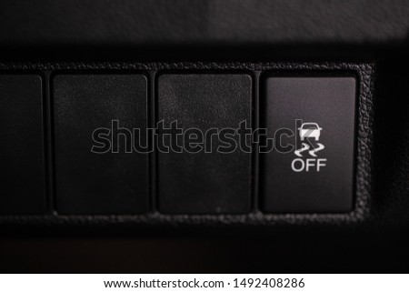 Car anti-slip button when driving