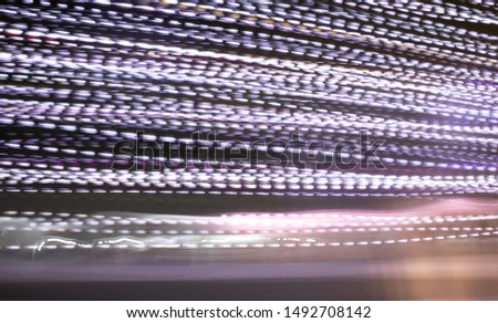light trail of vehicles and serial light