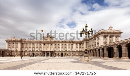  Royal Palace of Madrid - is official residence of Spanish Royal Family. Spain
